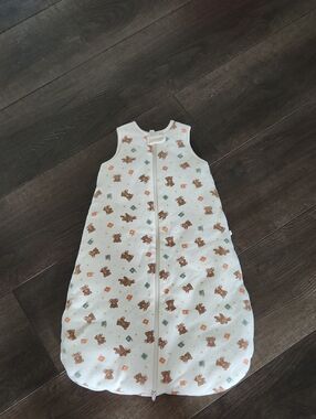 Baby Mori Bear Print Front Opening Sleep Sack 2.5